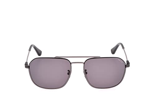 POLICE SPLF64 Gafas, Total Shiny Ruthenium, 57 para Hombre
