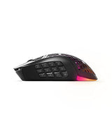 SteelSeries Aerox 9 Wireless - Ratón gaming RGB - Ultraligero resiste al agua - 18 botones - Bluetooth/2,4 GHz - Sensor TrueMove Air 18K DPI