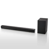 Panasonic SC-HTB150 Barra de Sonido (Inalámbrico y Alámbrico con Subwoofer Inalámbrico, 2.1 Canales, Altavoz Soundbar, 100 W, Bass Reflex, HDMI), Negro