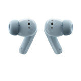 Motorola Moto Buds, Auriculares inalámbricos, Sonido inmersivo con Dolby Atmos, reducción de Ruido, autonomía de 42 Horas, 3 micrófonos, Azul Cielo [versión Francesa]