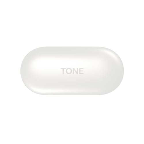 LG Auriculares intraurales Bluetooth Tone Free T90S con Sonido Dolby Atmos, tecnología Meridian, cancelación Activa de Ruido (ANC), y UVnano+, Blanco