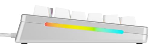 Glorious Gaming GMMK 3 Pro: anpassat mekaniskt tangentbord, 75% TKL, modulärt aluminiumhölje Och packningssystem, utbytbara MX-brytare, ljuddämpande skum, anpassade tangenter, USA QWERTY - Silver