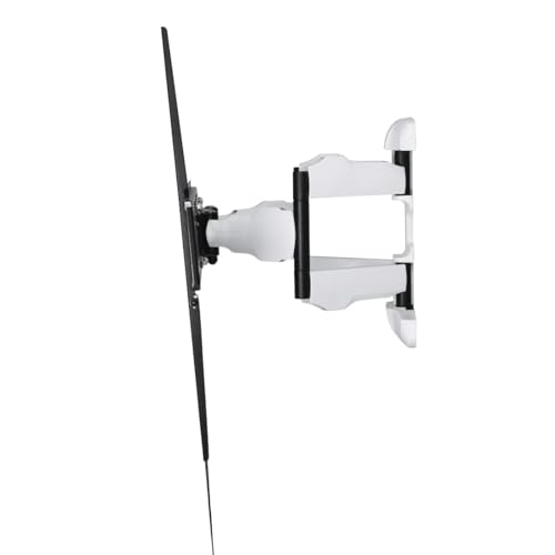 Hama Soporte de Pared para TV (3 articulaciones, 90 Pulgadas, VESA 800 x 600, LCD/LED, para TV, Montaje en Pared, Giratorio 120 Grados, Inclinado, Acero, Capacidad de Carga máxima de 75 kg, bisagras