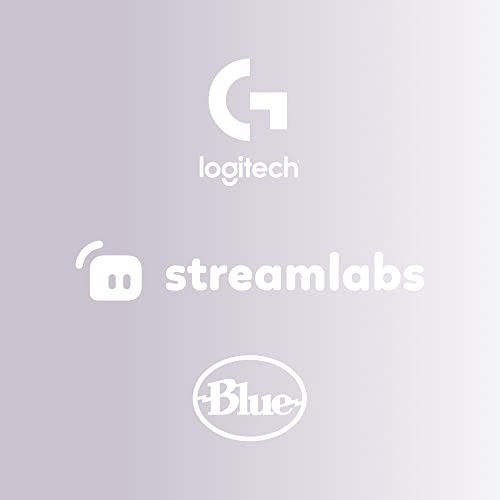Logitech G Blue Yeti Micrófono USB para Streaming de Gaming, Software Blue VO!CE, PC, Podcast, Estudio, Mic para Ordenador, Temas únicos de Streamlabs, Acabado de Edición Especial - Blanco