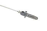 IKRA 73046710 Herramienta multifunción a Gasolina IBKH 33, 4en1: cortabordes, desbrozadora, Cortasetos telescópico y podadora de Altura, 900 W, Gris, Rojo y Negro