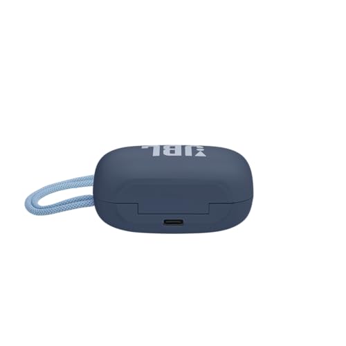 JBL Reflect Aero Auriculares con tecnología True Adaptive Noise Cancelling, resistentes al agua, batería de 8 horas, en azul