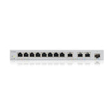 Zyxel Conmutador de 12 puertos Multigigabit Administrado por Web | Switch Gigabit con 3 Puertos de 10 Gbit | 1 puerto SFP+ de 10 Gbit [XGS1250-12]