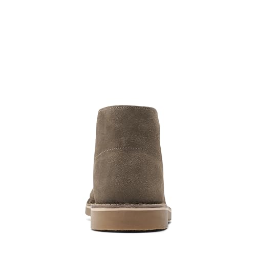 Clarks Herren Desert Boot Bushacre 3 Chukka-Stiefel, Sand Suede,43 EU