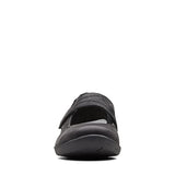 Clarks Sillian Bella, Zapatos Planos Mary Jane Mujer, Black Synthetic, 41.5 EU