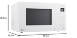 LG Electronics NeoChef MH6535GIH - Microondas con parrilla (1000 W, 25 L, pantalla digital), color blanco