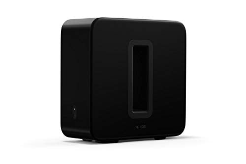 Sonos Sub (Gen 3) El subwoofer inalámbrico para Graves Profundos. Escuche y Sienta la Diferencia Cuando se conecte Compatible con Cualquier Sistema Sonos. Negro