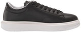 Armani Exchange Hombre Venice con Logotipo en Relieve Zapatillas, Negro, 46 EU