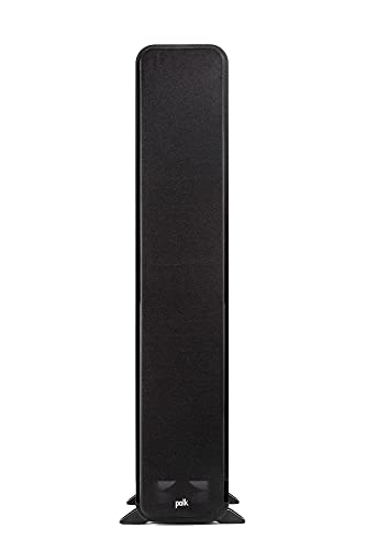 Polk Audio Signature Elite ES60 - Altavoces de Piso para música y Cine en casa, Altavoz de Rango Completo pasivo (Paquete de 1), Color Negro