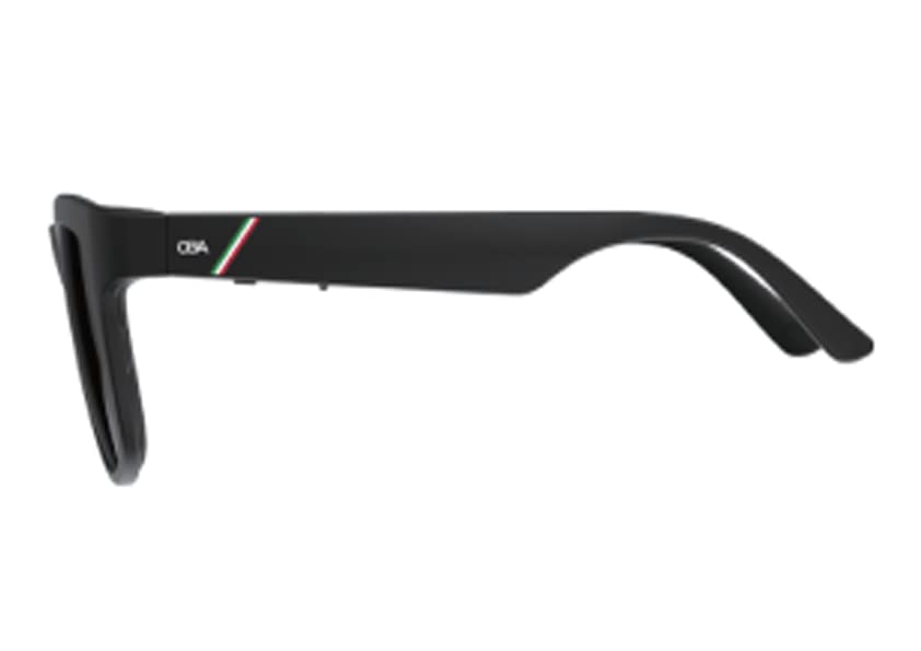 Gafas Inteligentes Bluetooth con Altavoz y micrófono Integrados de Audio, inalámbricas, IP57, Impermeables, diseño Unisex polarizadas Oba-F11, Negro