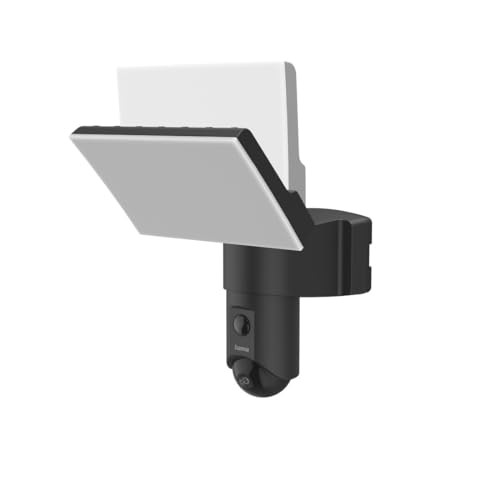 Hama | Cámara de vigilancia Exterior, 1080P, Sensor de Movimiento y luz, Full HD, Compatible con Amazon Alexa y Google Assistant.