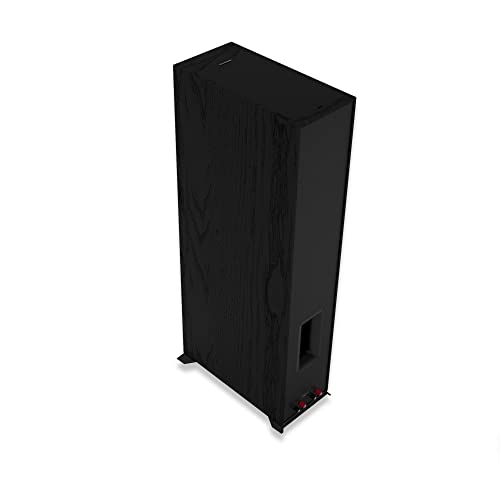 Klipsch R-605FA Black (Unidad) - Altavoz de Suelo Negro con Dolby Atmos - woofer 6.5 Pulgadas