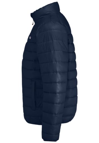FILA Chaqueta acolchada ligera Butzbach para hombre, Black Iris., XL