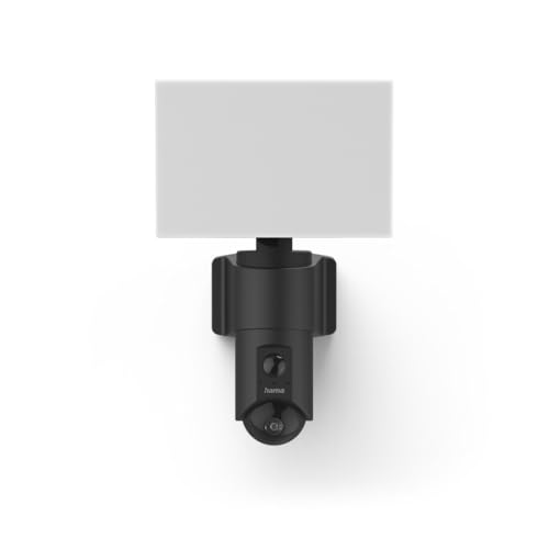 Hama | Cámara de vigilancia Exterior, 1080P, Sensor de Movimiento y luz, Full HD, Compatible con Amazon Alexa y Google Assistant.
