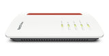 FRITZ!Box 7690 International, Router, WiFi 7, Banda Dual 4x4 (5760 Mbps 5GHz y 1440 Mbps 2,4 GHz), Mesh, WAN 2.5Gb, 2 x LAN Gigabit, LAN 2.5Gb, 1 x USB 3.0, Base DECT, Servidor Multimedia