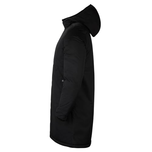 Nike Womens Jacket W Nk Syn Fl Rpl Park20 Sdf Jkt, Black/White, DC8036-010, M