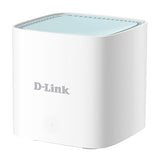 D-Link M15-2 Eagle Pro AI AX1500, Pack 2 Extensores WiFi 6, 1500 Mbps, Mesh Inteligente, Optimizador tráfico, Roaming, Puertos Gigabit, Modos Router o Extensores, WPA3, Control Voz Alexa/Google