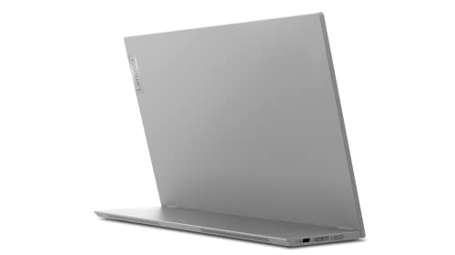 Lenovo L15 Monitor Portátil, Pantalla 15.6" FullHD IPS, 1920x1080, 60Hz, 6ms, Entrada 2 x USB-C, Cable USB-C a USB-C, Ajustable en Inclinación, Gris
