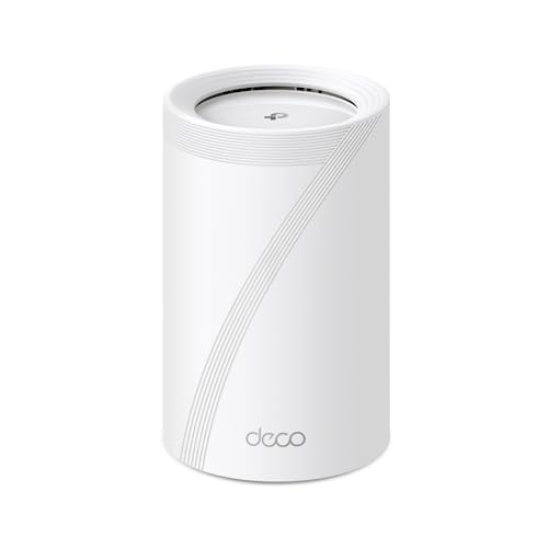 TP-Link Deco BE65(3-Pack) - BE9300 Wi-Fi 7 Mesh WLAN Set (Paquete de 3), Tribanda 5760 Mbit/s (6 GHz) + 2880 Mbit/s (5 GHz) + 574 Mbit/s (2,4 GHz), 6 transmisiones, 4 Puertos 2.5G, 1 USB 3.0
