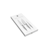 WMF Chef's Edition Juego de 3 Cuchillos con Hoja Insertada de Acero Templado Completamente Forjado