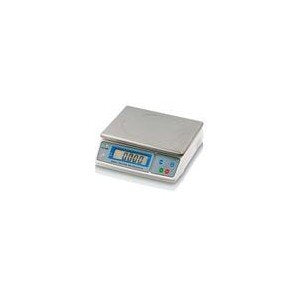 LOUIS TELLIER - Balanza Electrónica Profesional – 30 kg - IP53 - Precisión 2 g - Bandeja Extraíble de Acero Inoxidable - Cocina - Panadería – 29,8 x 23,6 cm