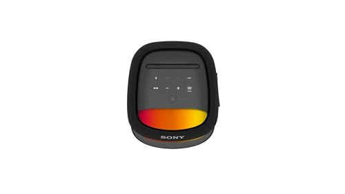 Sony SRS-XV500 Altavoz Inalámbrico Bluetooth para Fiestas, Sonido Potente, Mega Bass, 25h Autonomía, Portátil, Iluminación LED, Party Connect, Clasificación IPX4, Entrada Micrófono o Guitarra