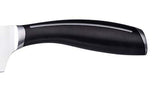 Gerlach 1760 Set Couteau Cuisine en Acier Inoxydable - Conjunto de 5 Couteaux - 1 x Japonais Santoku 1x à Pain 2x de Cuisine 1x à Légumes - 55-56 HRC - Poignée Antidérapante - Loft