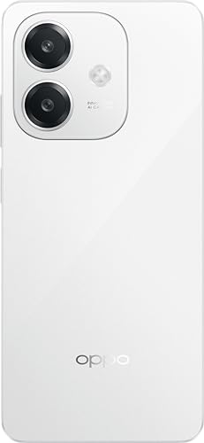 OPPO A40m - Smartphone Libre, 16GB(8GB+8GB) 256GB, Pantalla HD+ LCD 6.7", Cámara 50+2+8 MP, Android, Batería 5100mAh, Carga Rápida 45W - Blanco