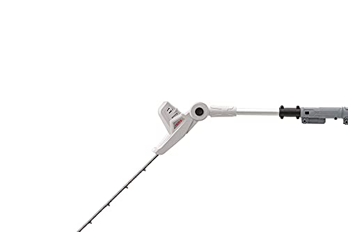 IKRA Tijeras Cortasetos telescópico a batería ICPH 2040, Incl. 2X batería, Cargador rápido y Cinta de Hombro