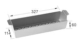 Villeroy & Boch cuenco colgante, accesorio de cocina, inserto que ahorra espacio para fregadero de acero inoxidable, organizador para colgar, largo 380 mm, rectangular