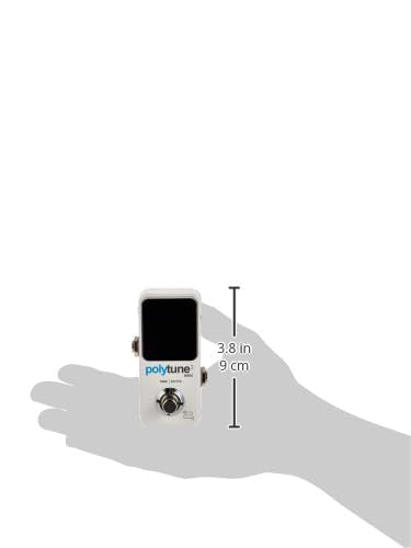 Sintonizador polifónico ultracompacto POLYTUNE 3 de TC Electronic con múltiples modos de afinación y BUFFER BONAFIDE incorporado