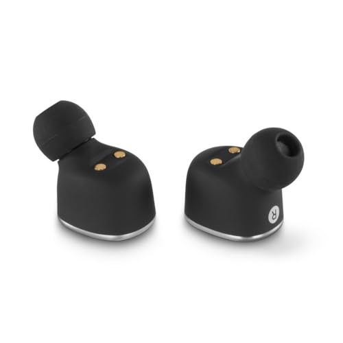 Hama | Auriculares Bluetooth (Control táctil, Resistente a Salpicaduras IPX5, Comandos de Voz, Batería Duradera) Color Negro