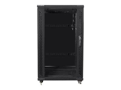 Armario LANBERG Rack 19" 22U 600X800 Flat Pack Black Negro