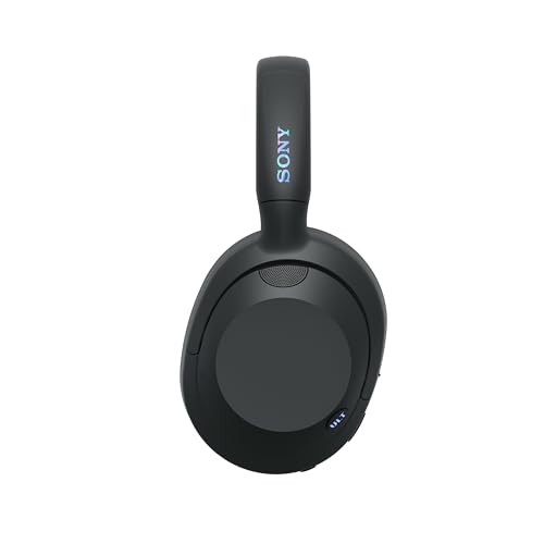 Sony ULT Wear, Auriculares inalámbricos Bluetooth con ULT Power Sound, Ultimate Deep Bass, Noise Cancelling, Calidad de Llamada nítida, hasta 30 Horas de autonomía de la batería, iOS y Android, Negro