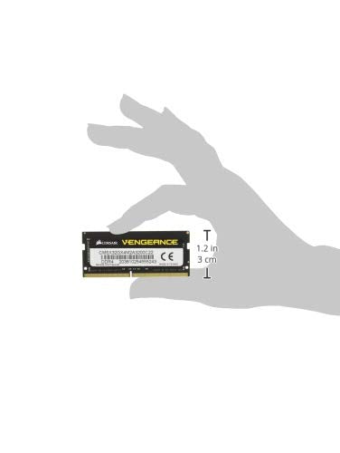 Corsair Vengeance SODIMM 32GB (2x16GB) DDR4 3200MHz C22 Memoria para portátiles/portátiles - Negro
