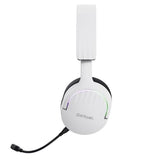Trust Gaming GXT 491W Fayzo Cascos Gaming Inalámbricos Bluetooth + 2.4 GHz, 7.1 Sonido Envolvente, Batería de 22 Horas, Auriculares Inalámbricos RGB Over-Ear PC PS5 PS4 Switch - Blanco