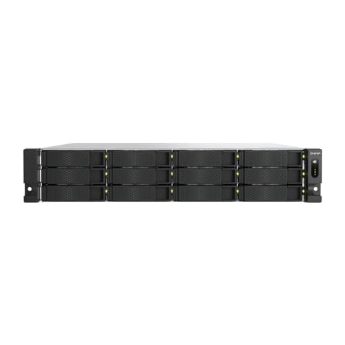 QNAP TS-H1277AXU-RP NAS Rack (2 U) Ethernet/LAN Noir E-2136