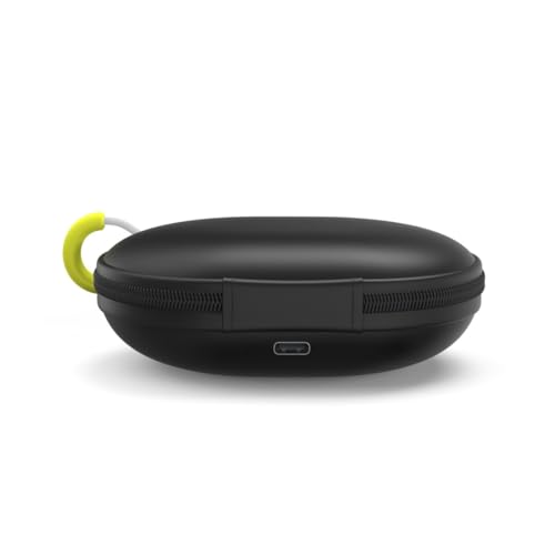 Hama | Auriculares Inalámbricos Bluetooth Deportivos (Auriculares Deportivos con hasta 7h de Música, IPX5, Micrófono Integrado) Blanco y Amarillo