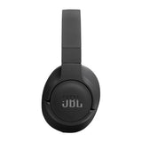 JBL Auriculares Tune 720 BT, inálambricos por Bluetooth, 76 horas de reproducción con JBL Pure Bass, plegables, negro