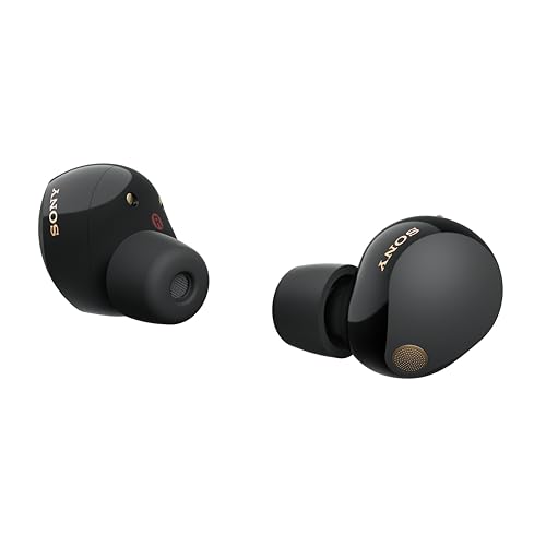 Auriculares inalámbricos con Noise Cancelling SONY WF-1000XM5, bluetooth, auriculares in-ear, micrófono, hasta 24 horas de batería, carga rápida, IPX4, Alexa y Google Assitant, iOS y Android - Negro