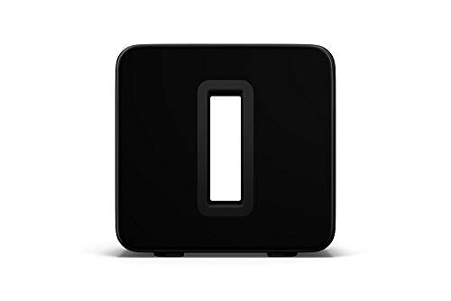 Sonos Sub (Gen 3) El subwoofer inalámbrico para Graves Profundos. Escuche y Sienta la Diferencia Cuando se conecte Compatible con Cualquier Sistema Sonos. Negro