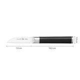 Fiskars Set de cuchillos, Sensei, 5 piezas, Cuchillo chef, Cuchillo pan, Cuchillo Santoku, Cuchillo verduras, Cuchillo para pelar, Acero inoxidable con alto contenido de carbono/plástico, 1025845