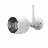 WatioWave Cámara exterior 1080p 2MP con visión nocturna a color, ideal para vigilancia y seguridad en exteriores.