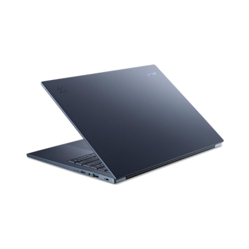 acer Aspire 14 AI Copilot+ PC A14-11M, Ordenador Portátil 14" WUXGA IPS (Qualcomm Snapdragon X X1-26100, 16 GB RAM, 512 GB SSD, Qualcomm Adreno, Windows 11 Home), Azul, Teclado QWERTY Español