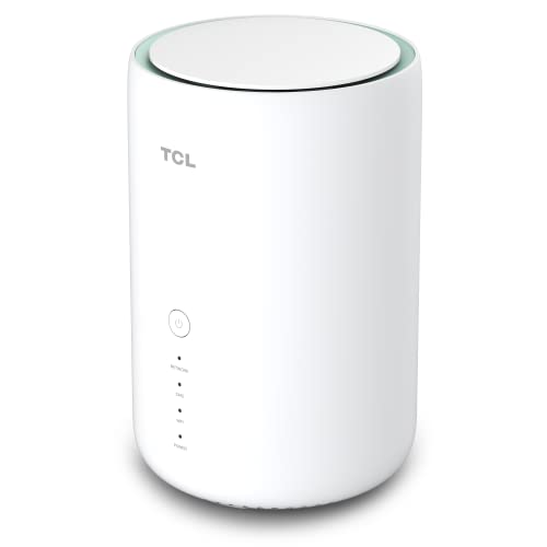 TCL LinkHub HH130VM Home Station Router 4G, LTE (Cat 12/13), Dual Band, Gigabit, Soporte para Tarjeta SIM, Estándar 3CA, WiFi AC, Hotspot hasta 64 usuarios, White [Italia]