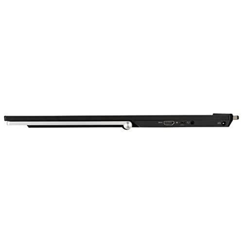 ASUS ZenScreen MB249C - Monitor portátil de 23,8" FHD (1920 x 1080), sin marco, IPS, antirreflejos, USB-C, altavoces, peana, abrazadera en C, gancho para separadores, sostenibilidad ecológica